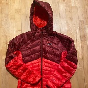 REI womens down hoodie size medium